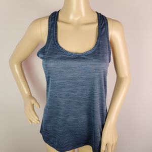 Athleta Top Womens Small Blue Tank Top Gym Activewear